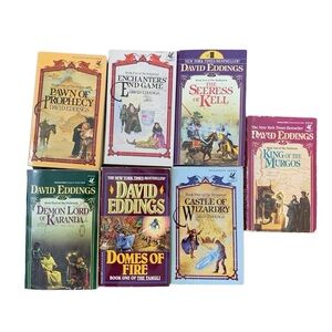 David Eddings Vintage Book Lot